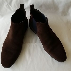 Suede ankle boots